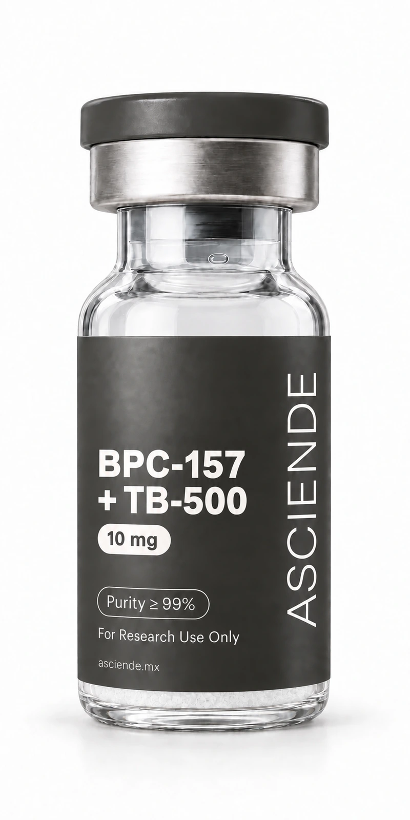 Vial de BPC-157 + TB-500 10 mg, grado investigación, Asciende