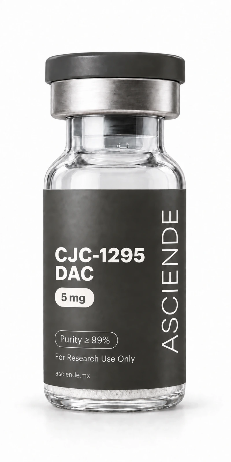 Vial de CJC-1295 DAC 5 mg, grado investigación, Asciende