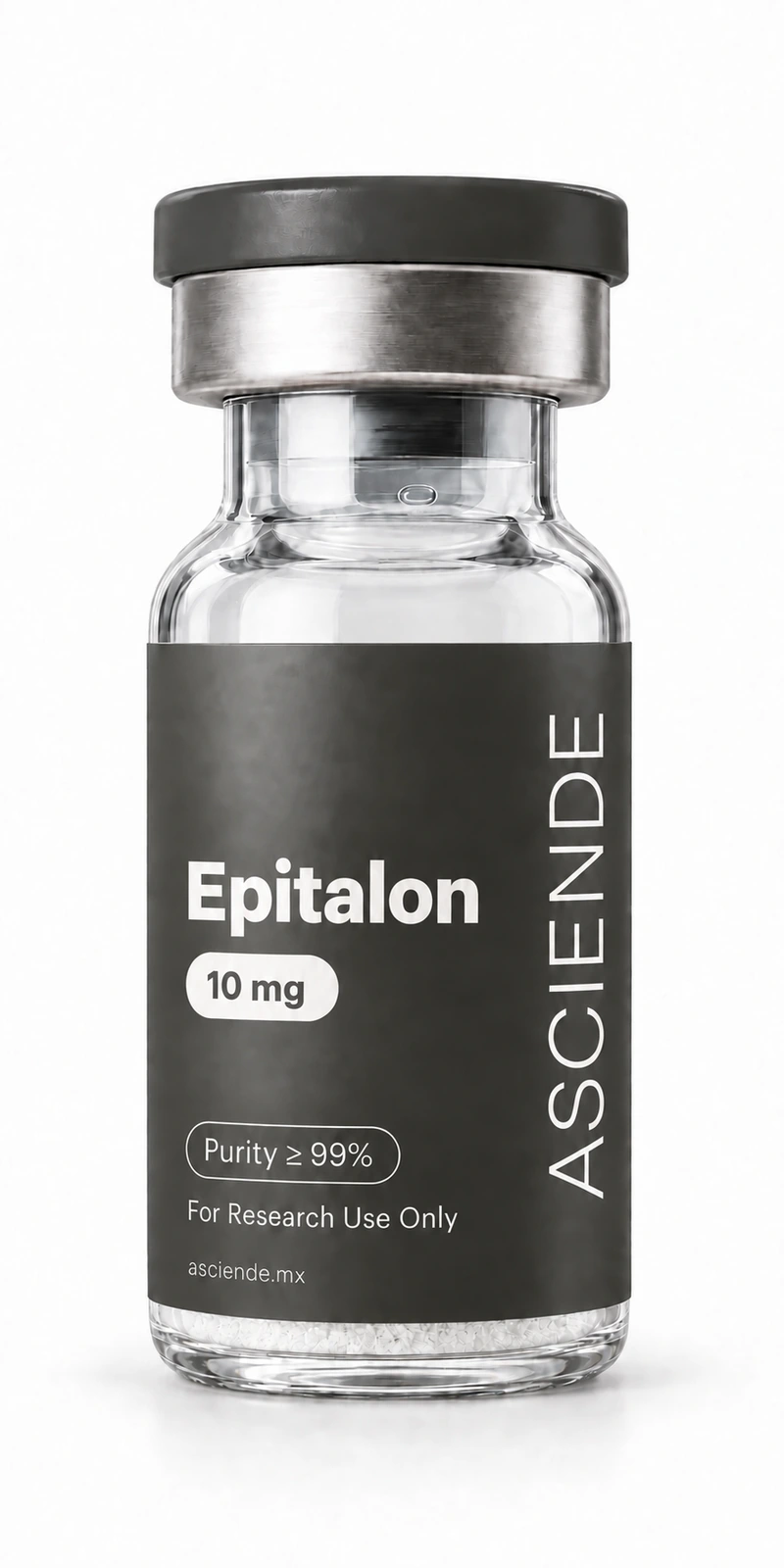 Vial de Epitalón 10 mg, grado investigación, Asciende