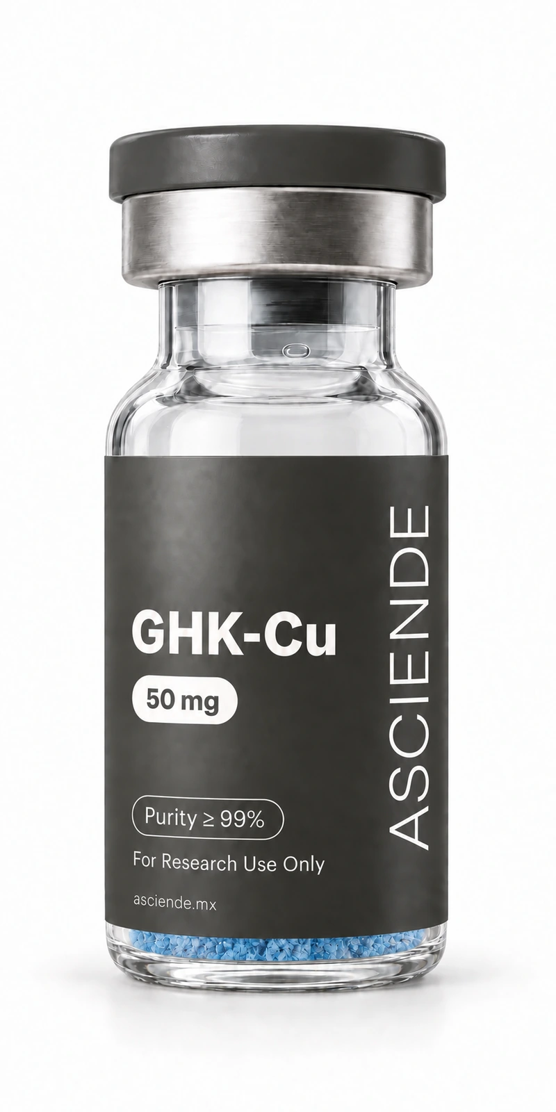 Vial de GHK-Cu 50 mg, grado investigación, Asciende