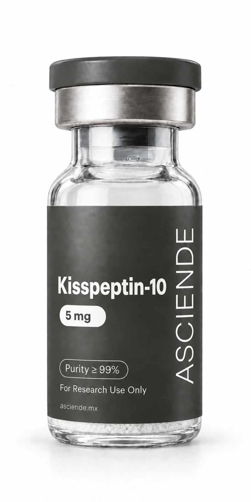 Vial de Kisspeptina-10 5 mg, grado investigación, Asciende