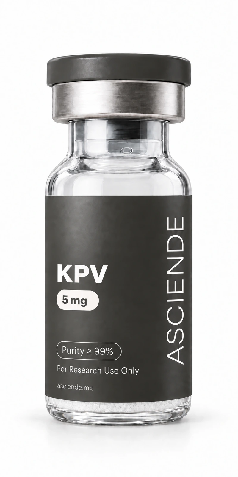 Vial de KPV 5 mg, grado investigación, Asciende