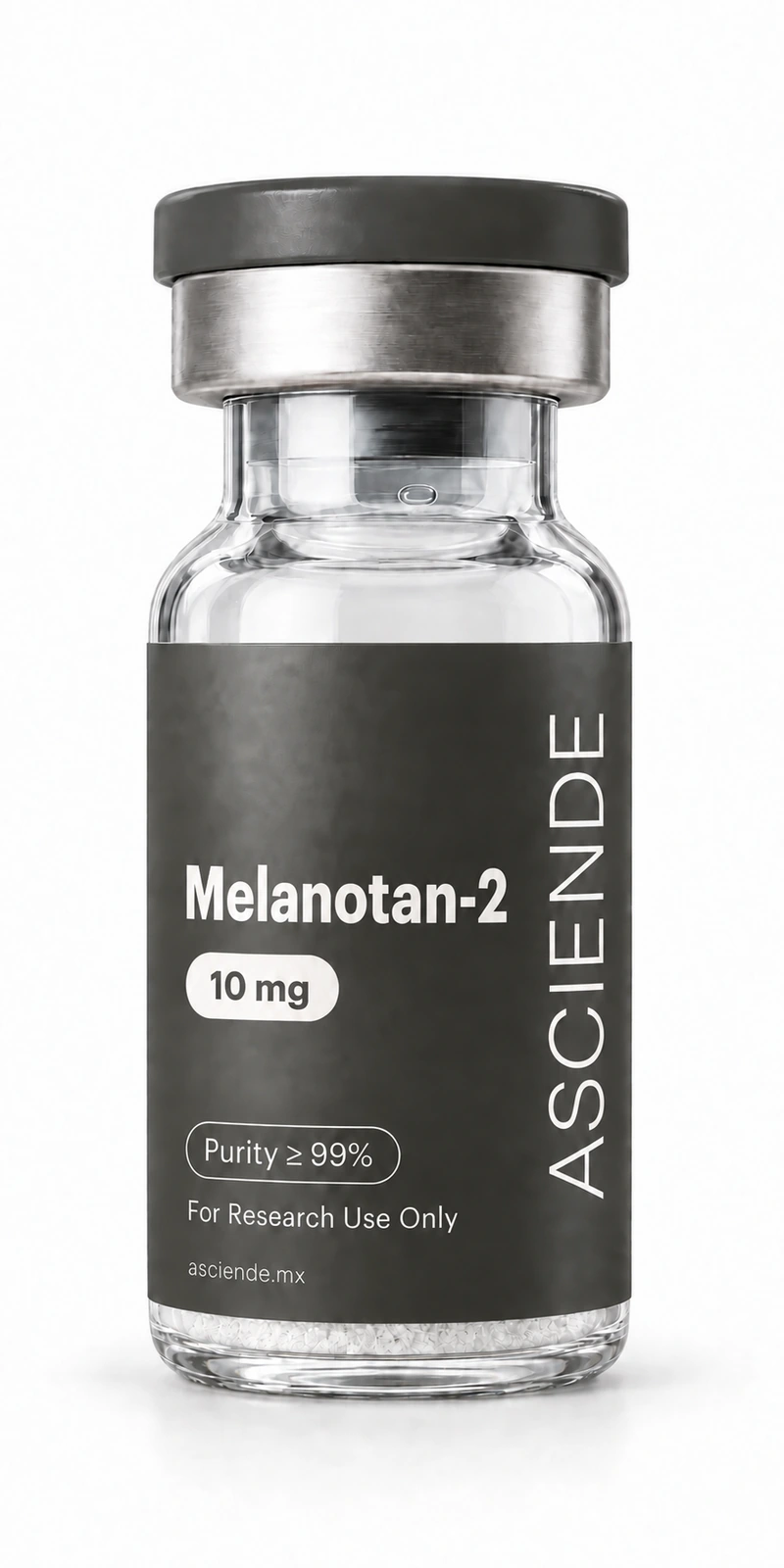 Vial de Melanotan-2 10 mg, grado investigación, Asciende