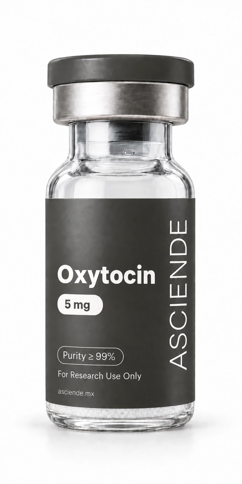 Vial de Oxitocina 5 mg, grado investigación, Asciende