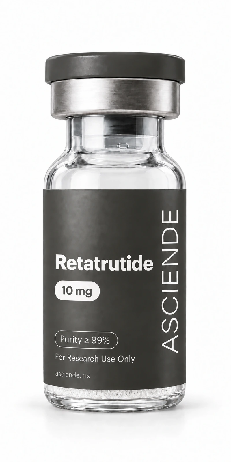 Vial de Retatrutide 10 mg, grado investigación, Asciende