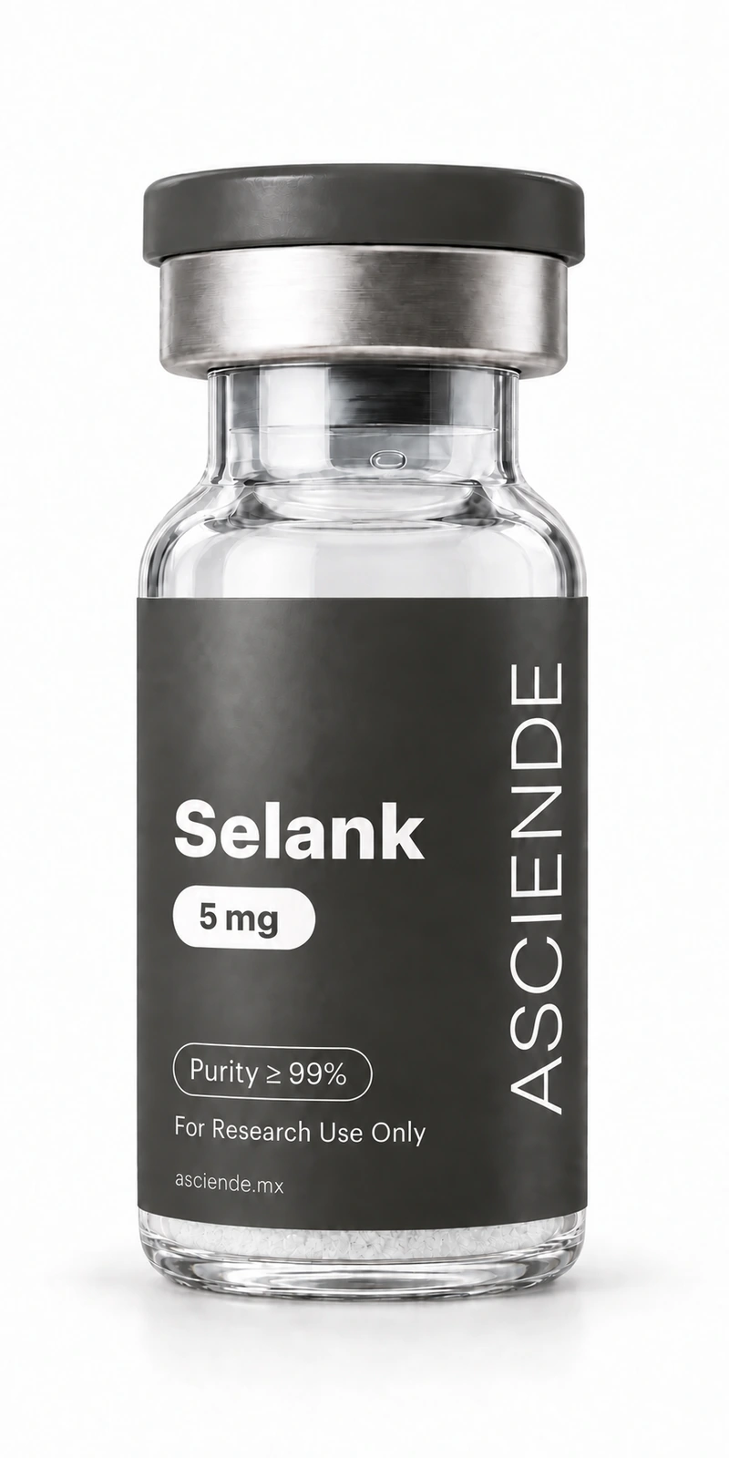 Vial de Selank 5 mg, grado investigación, Asciende