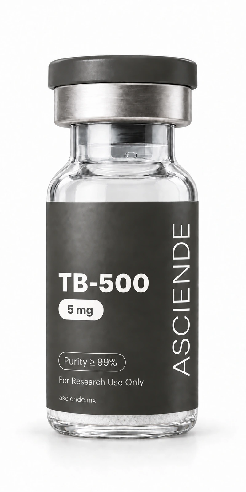 Vial de TB-500 5 mg, grado investigación, Asciende